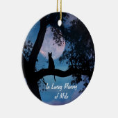 Memorial Tribute for Cat セラミックオーナメント (右)