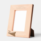 Memorial Wilderness Lake Canoe レーザー彫刻フレーム (左)