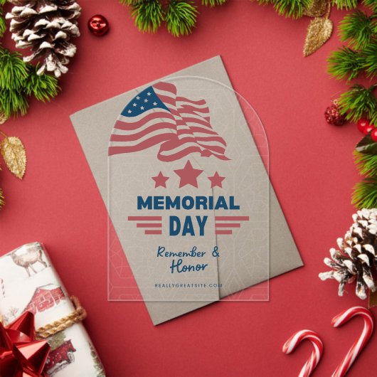 #MemorialDayRemember&HonorAcrylicInvitation アクリル招待状 (インサイチュ (クリスマス))
