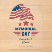#MemorialDayRemember&HonorAcrylicInvitation アクリル招待状 (正面)