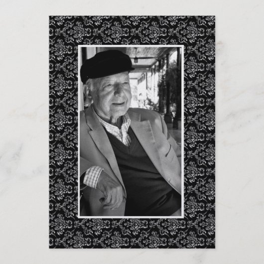 Memoriamの愛情のある記憶金ゴールドの天国の詩の写真 プログラム (正面)