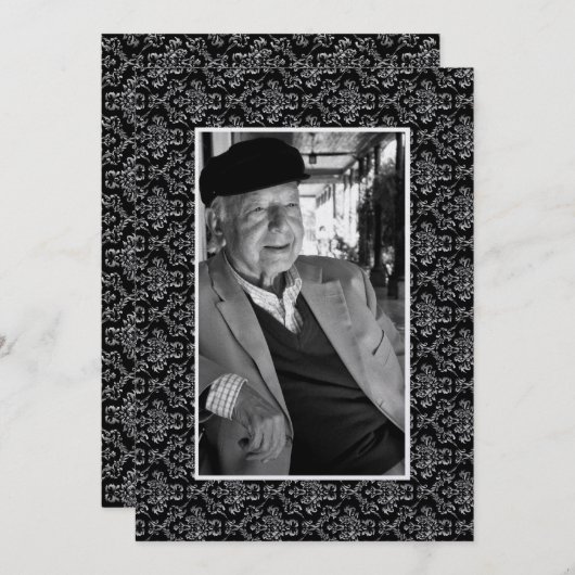 Memoriamの愛情のある記憶金ゴールドの天国の詩の写真 プログラム (正面/裏面)