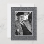 Memoriamの記憶の死の通知の写真 案内状 (正面)