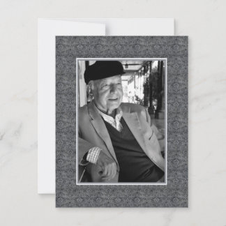 Memoriamの記憶の死の通知の写真 案内状