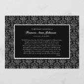 Memoriamの記憶の葬儀の追悼の写真 プログラム (裏面)