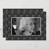 Memoriamの記憶の葬儀の追悼の写真 プログラム (正面/裏面)