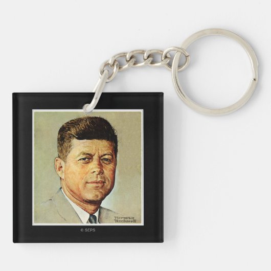 MEMORIAMのJohn F Kennedy キーホルダー (裏面)