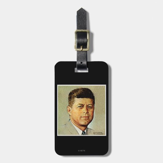 MEMORIAMのJohn F Kennedy ラゲッジタグ (正面縦)