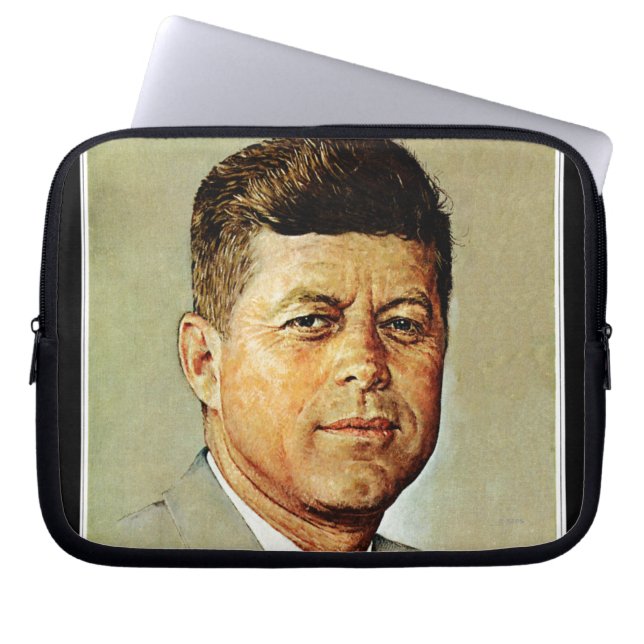 MEMORIAMのJohn F Kennedy ラップトップスリーブ (正面)