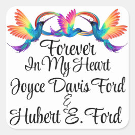 Memoriamステッカー内 スクエアシール