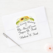 Memoriamステッカー内 スクエアシール (封筒)