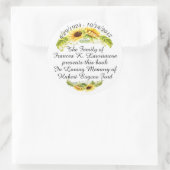 Memoriamプレートのブックシール ラウンドシール (バッグ)