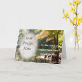 Memoriam通知カード内 カード (黄色い花)