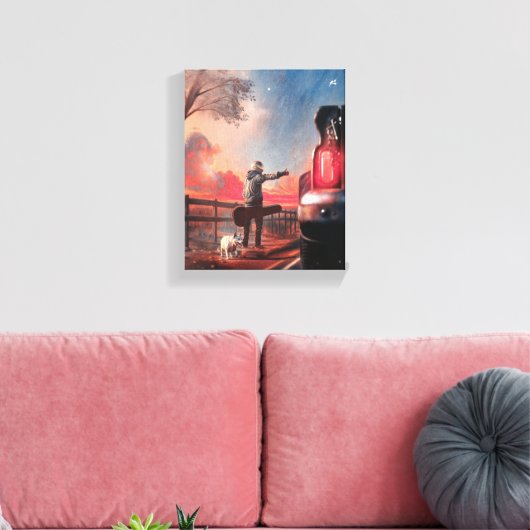 Memórias キャンバスプリント (インサイチュ (リビング))