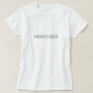 Memories パーソナライズされた Photo Women's Tシャツ