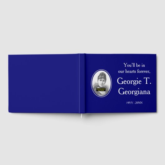 Memories Guestbookよミニマルり素敵 ゲストブック (全面)