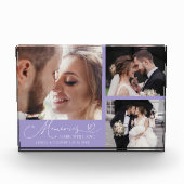 Memories Made with Love Lilac Wedding フォトブロック (正面)