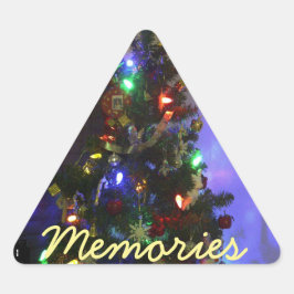 Memories RoseWritesによるクリスマスツリーステッカー 三角形シール