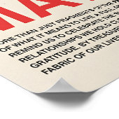 Memories Typography Poster Sentimental Wall Art ポスター (角)