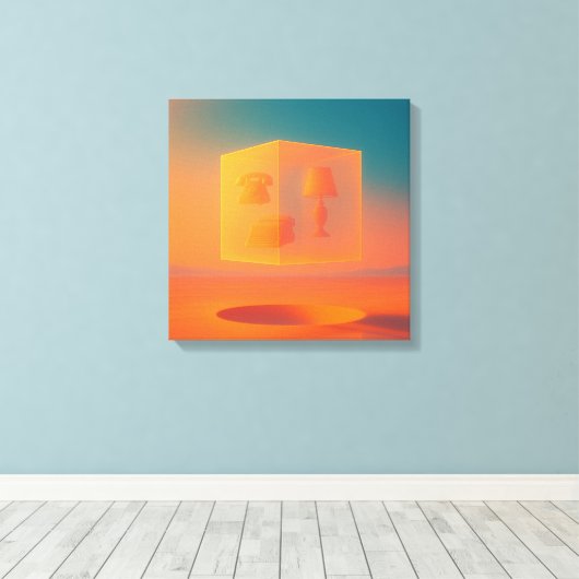 Memory Construct キャンバスプリント (インサイチュ (ウッドフロア))