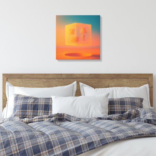 Memory Construct キャンバスプリント (インサイチュ (寝室))