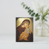 Memory Eternal Orthodox Funeral Prayer Card        プレイスカード (スタンド正面)