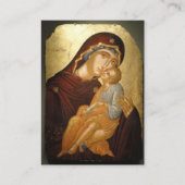 Memory Eternal Orthodox Funeral Prayer Card        プレイスカード (正面)