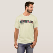 Memory.exe破損 | グリッチシステムエラータイポグラフィ tシャツ (正面フル)