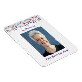 Memory Keepsake  Feathers Boho Tribal Native マグネット (右側)