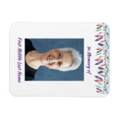 Memory Keepsake  Feathers Boho Tribal Native マグネット (横)
