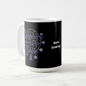 Memory Lives In Love Alzheimer’s Awareness コーヒーマグカップ (正面左)