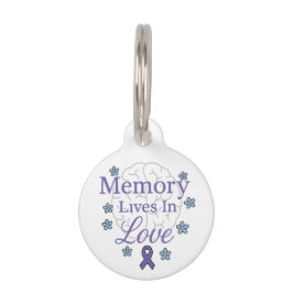 Memory Lives In Love Alzheimer’s Awareness ペット　ネームタグ