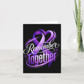 Memory loss alzheimer awareness month remember カード (正面)