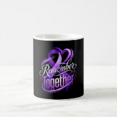 Memory loss alzheimer awareness month remember コーヒーマグカップ (中央)