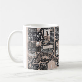 MEMORY MAPS MUG, ROSE // LONDON  コーヒーマグカップ