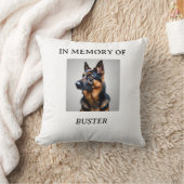 Memory of Pet Throw Pillow クッション (ブランケット)