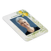  Memory Photo Yellow Roses Garden Flowers マグネット (右側)