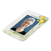  Memory Photo Yellow Roses Garden Flowers マグネット (左側)