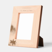 Memory Remembrance Keepsake Wilderness Lake Canoe レーザー彫刻フレーム (左)