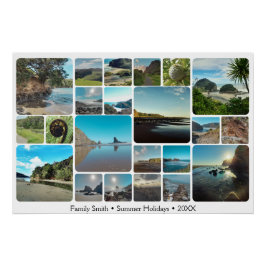 Memory Road Trip, A 22 Instagramフォトコラージュ ポスター