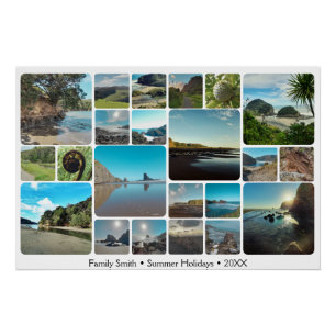 Memory Road Trip, A 22 Instagramフォトコラージュ ポスター