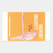 Memory UnsafetyはBirdsのステッカー用 長方形シール (正面)