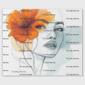 MemoryUs Gift Wrap – The Way We Are Design ラッピングペーパー (フラット)