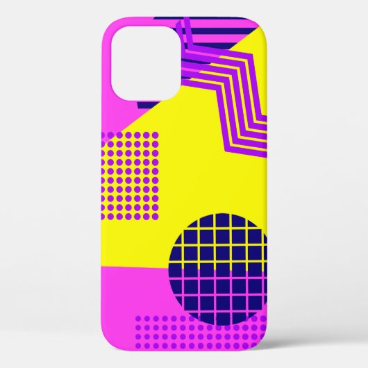 Memphisシームレスなパターン、および Case-Mate iPhoneケース (裏面)