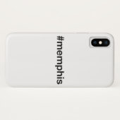 MEMPHISハッシュタグ Case-Mate iPhoneケース (裏面(横))