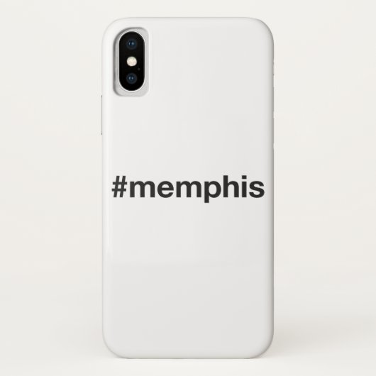 MEMPHISハッシュタグ Case-Mate iPhoneケース (裏面)