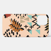 Memphis秋:幾何学的離れな模様 Case-Mate iPhoneケース (裏面 (横))
