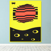 Memphis Bitossi Dream キャンバスプリント (インサイチュ (ウッドフロア))