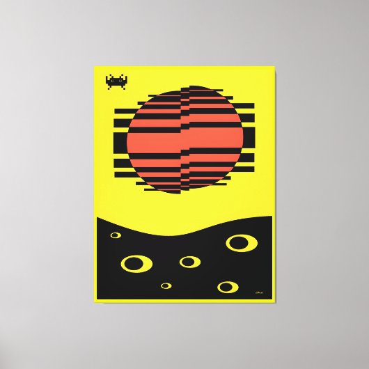 Memphis Bitossi Dream キャンバスプリント (正面)