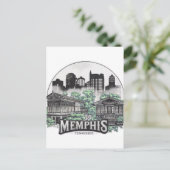 Memphis City Tennessee USA ポストカード (スタンド正面)